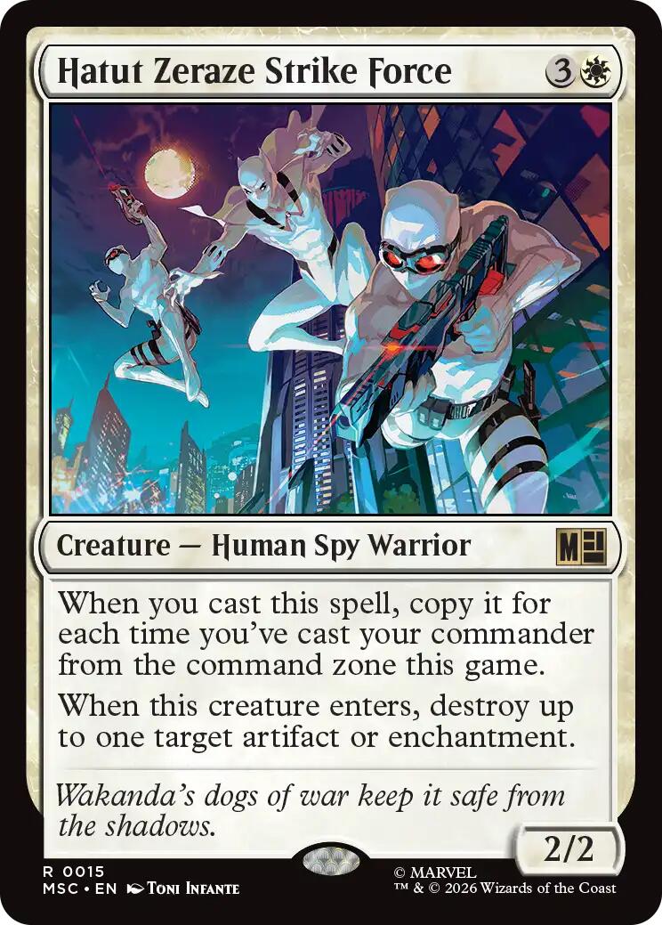 Hatut Zeraze Strike Force (Surge Foil) [Marvel Super Heroes Commander] | I Want That Stuff Brandon