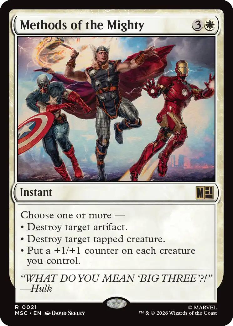 Methods of the Mighty (Surge Foil) [Marvel Super Heroes Commander] | I Want That Stuff Brandon