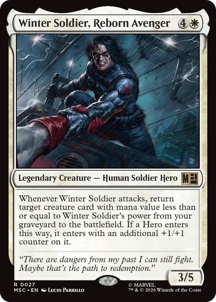 Winter Soldier, Reborn Avenger (Surge Foil) [Marvel Super Heroes Commander] | I Want That Stuff Brandon