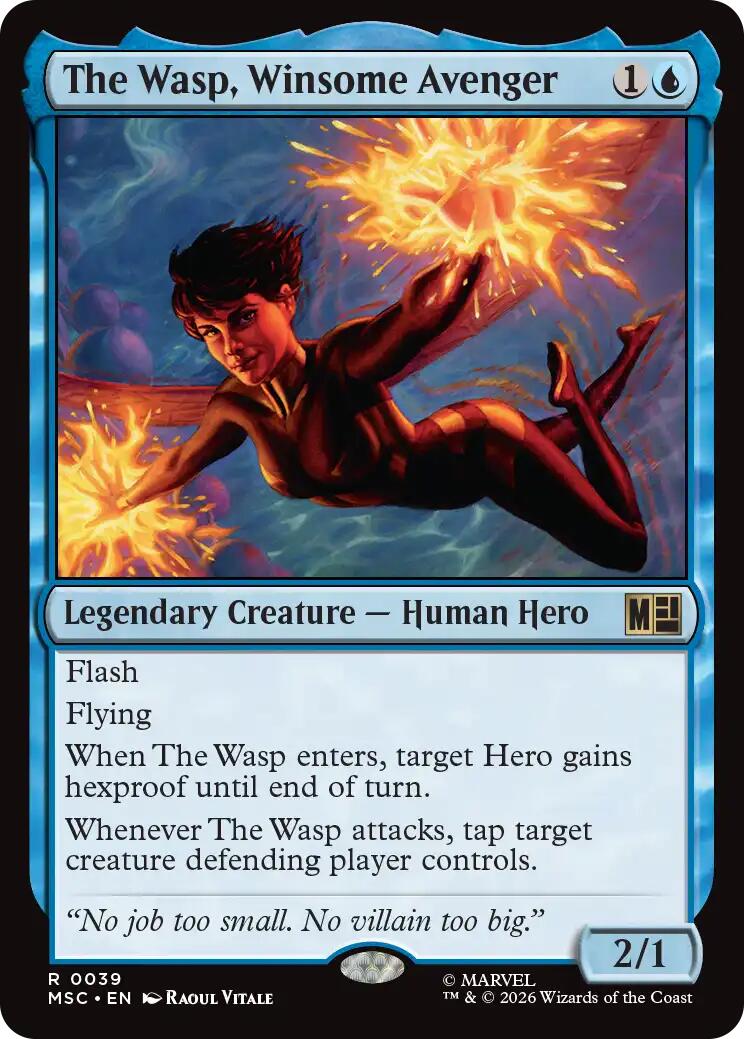 The Wasp, Winsome Avenger (Surge Foil) [Marvel Super Heroes Commander] | I Want That Stuff Brandon