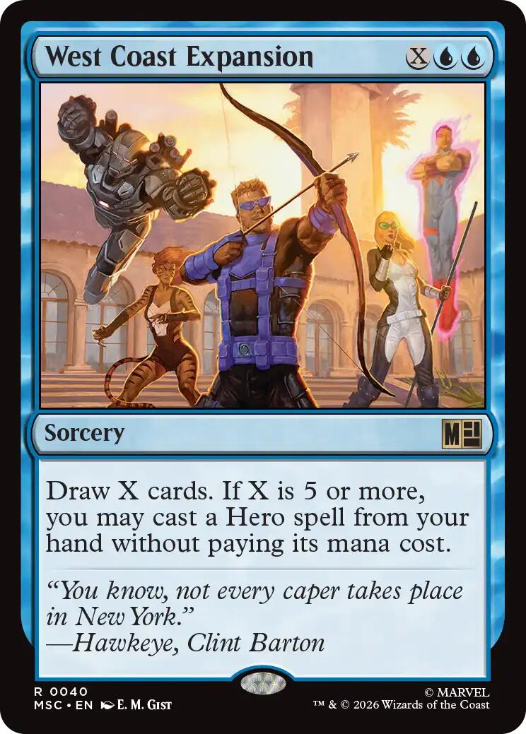 West Coast Expansion (Surge Foil) [Marvel Super Heroes Commander] | I Want That Stuff Brandon
