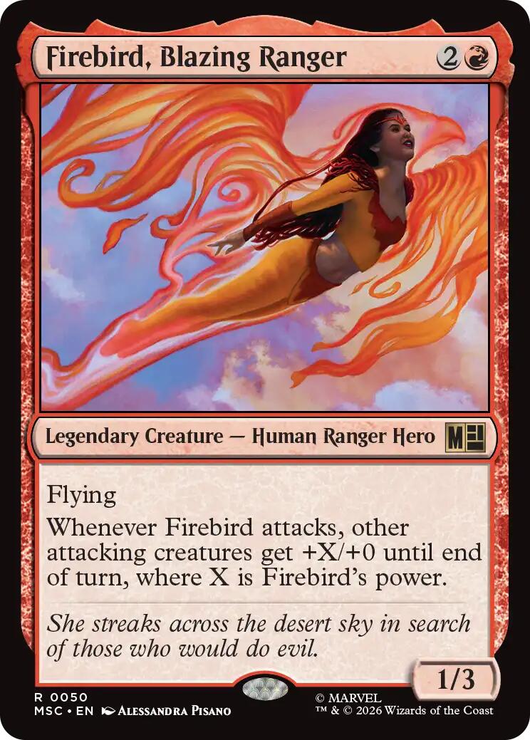Firebird, Blazing Ranger (Surge Foil) [Marvel Super Heroes Commander] | I Want That Stuff Brandon
