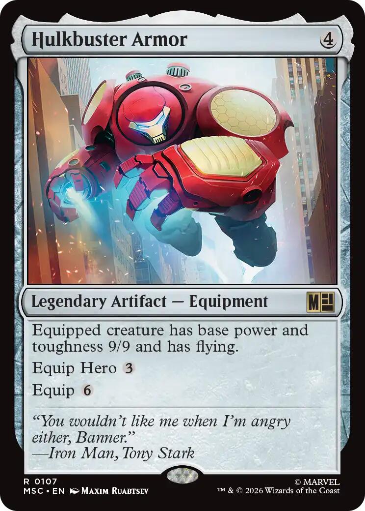 Hulkbuster Armor (Surge Foil) [Marvel Super Heroes Commander] | I Want That Stuff Brandon