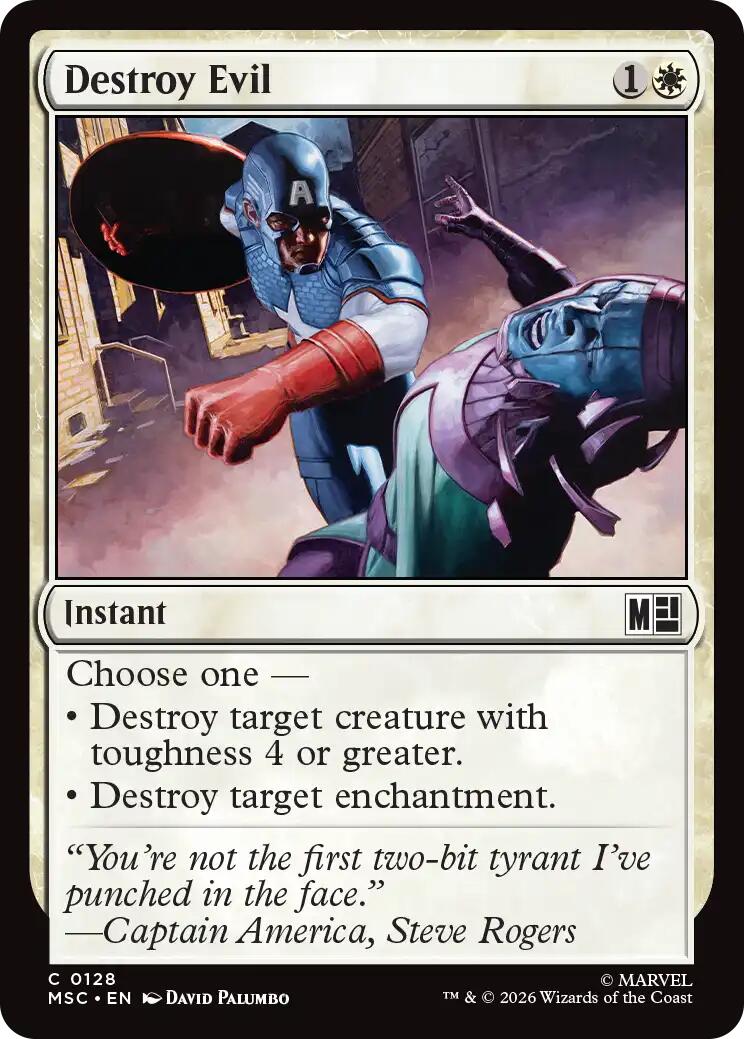 Destroy Evil (Surge Foil) [Marvel Super Heroes Commander] | I Want That Stuff Brandon