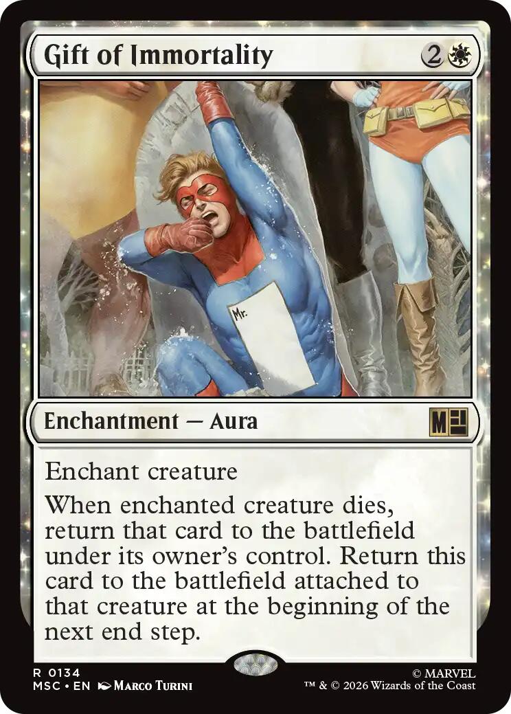 Gift of Immortality (Surge Foil) [Marvel Super Heroes Commander] | I Want That Stuff Brandon