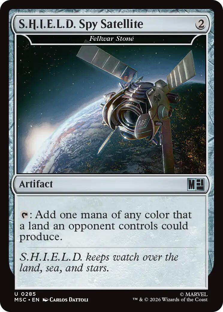 S.H.I.E.L.D. Spy Satellite - Fellwar Stone (Surge Foil) [Marvel Super Heroes Commander] | I Want That Stuff Brandon