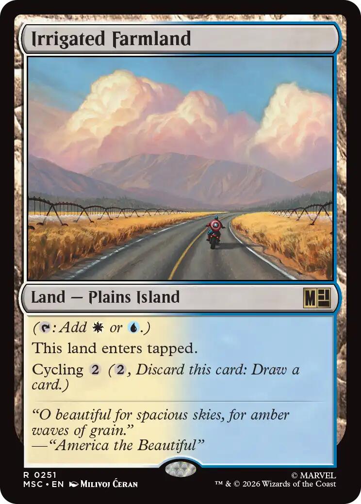 Irrigated Farmland (Surge Foil) [Marvel Super Heroes Commander] | I Want That Stuff Brandon