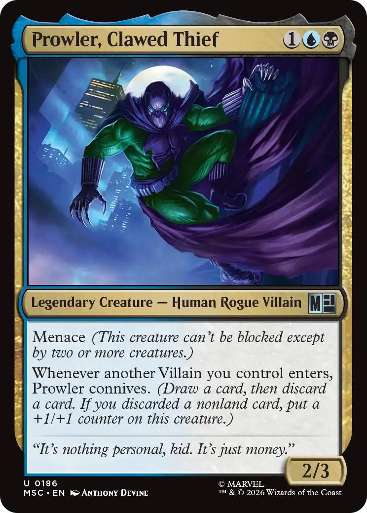 Prowler, Clawed Thief [Marvel Super Heroes Commander] | I Want That Stuff Brandon