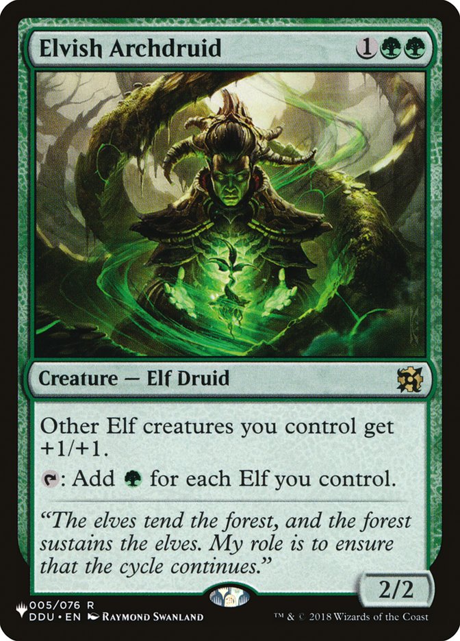 Elvish Archdruid [The List] | I Want That Stuff Brandon