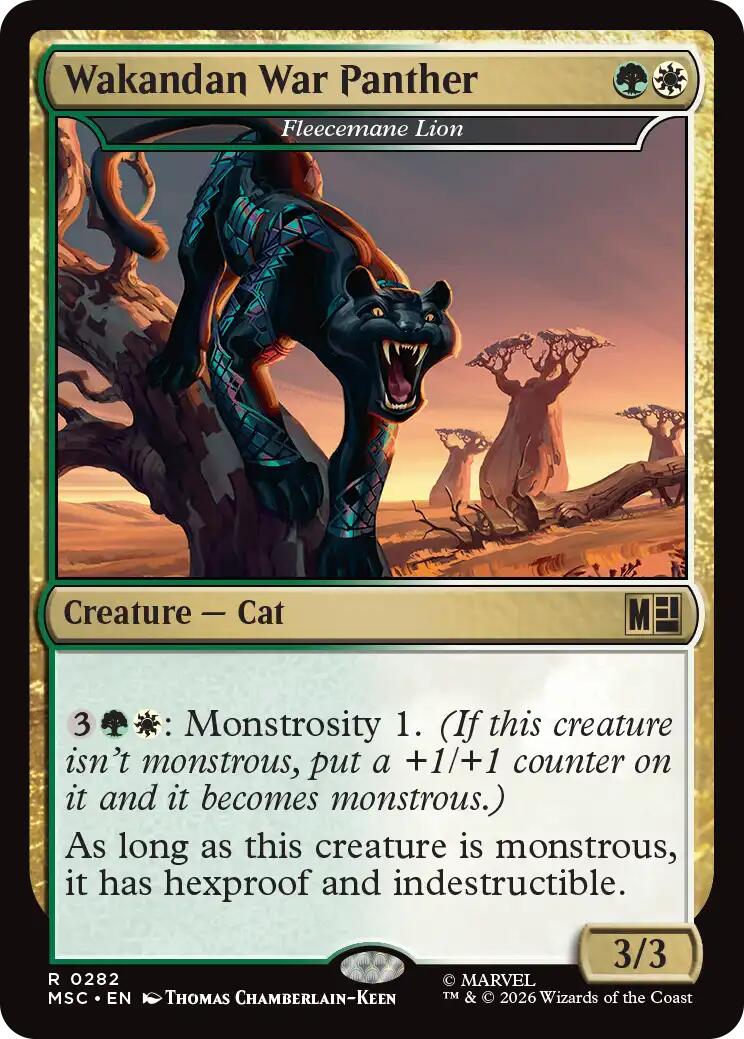 Wakandan War Panther - Fleecemane Lion [Marvel Super Heroes Commander] | I Want That Stuff Brandon