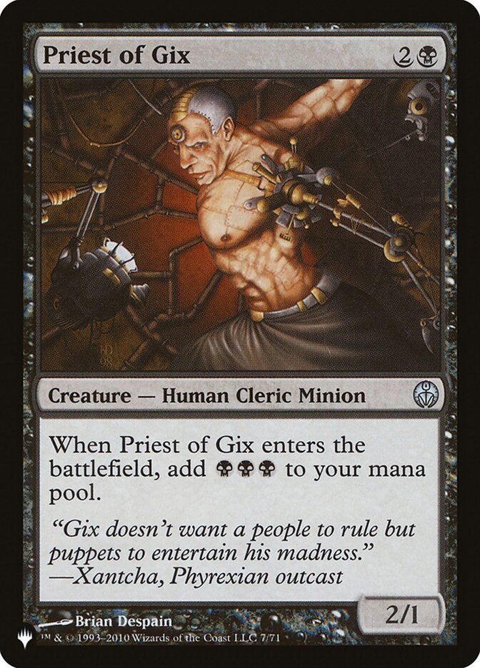 Priest of Gix [The List] | I Want That Stuff Brandon
