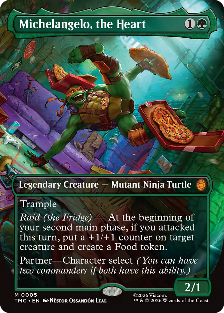 Michelangelo, the Heart (Borderless) [Teenage Mutant Ninja Turtles Commander] | I Want That Stuff Brandon