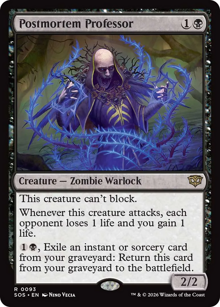 Postmortem Professor [Secrets of Strixhaven] | I Want That Stuff Brandon