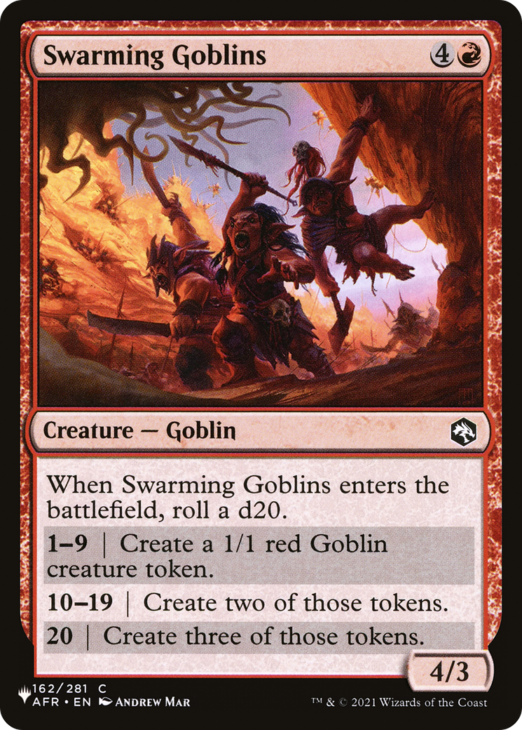 Swarming Goblins [The List Reprints] | I Want That Stuff Brandon