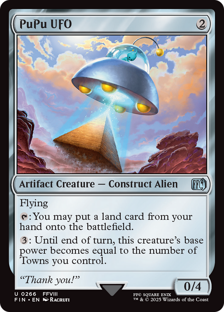 PuPu UFO [FINAL FANTASY] | I Want That Stuff Brandon