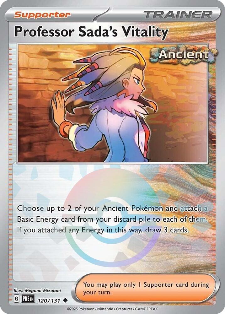 Professor Sada's Vitality (120/131) (Poke Ball Pattern) [Scarlet & Violet: Prismatic Evolutions] | I Want That Stuff Brandon