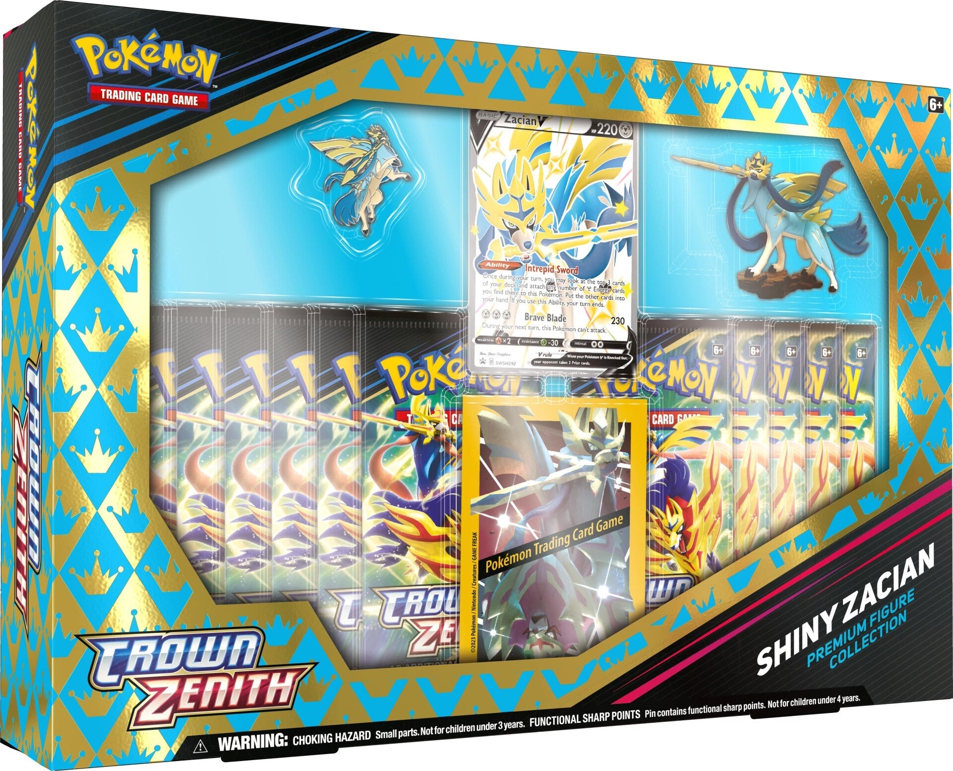 Sword & Shield: Crown Zenith - Premium Figure Collection (Shiny Zacian) | I Want That Stuff Brandon