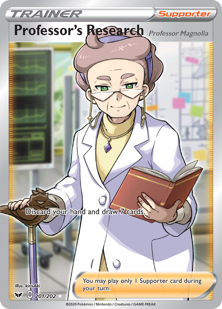 Professor's Research (201/202) (Professor Magnolia) [Sword & Shield: Base Set] | I Want That Stuff Brandon