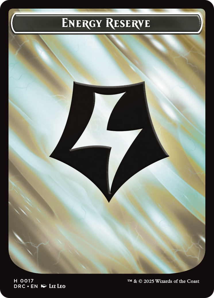 Energy Reserve // Energy Reserve Double-Sided Token [Aetherdrift Tokens] | I Want That Stuff Brandon