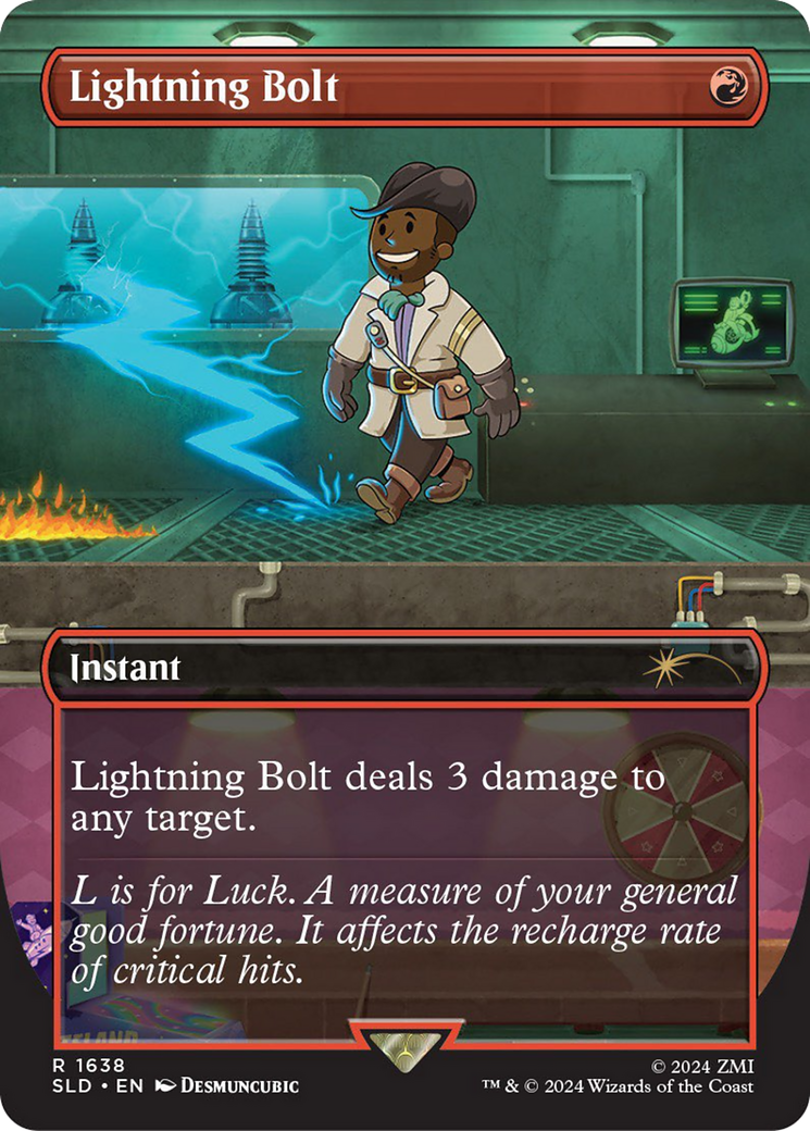 Lightning Bolt (1638) (Rainbow Foil) [Secret Lair Drop Series] | I Want That Stuff Brandon
