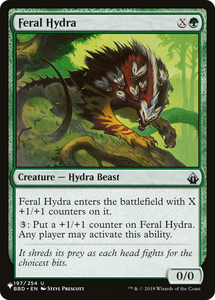 Feral Hydra [The List Reprints] | I Want That Stuff Brandon