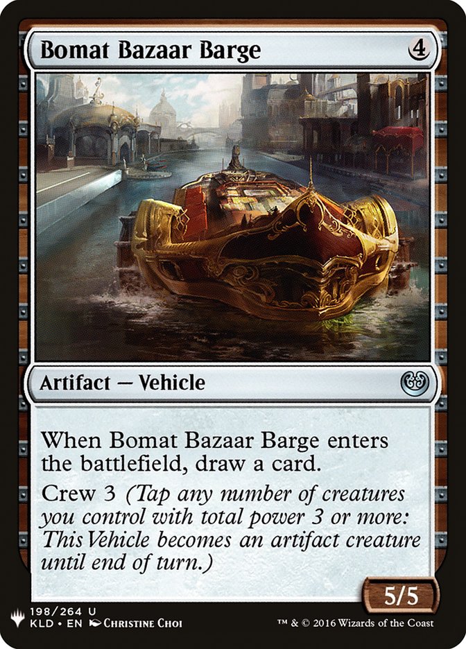Bomat Bazaar Barge [Mystery Booster] | I Want That Stuff Brandon