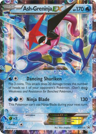 Ash-Greninja EX (XY133) (Jumbo Card) [XY: Black Star Promos] | I Want That Stuff Brandon