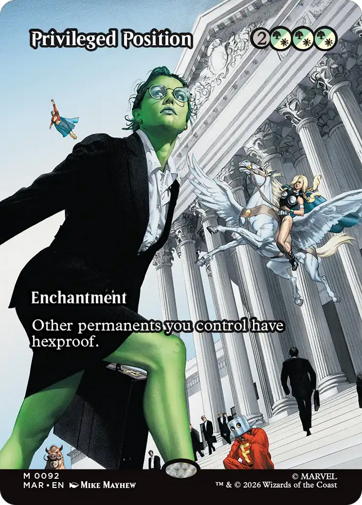Privileged Position (Borderless) [Marvel Universe: Eternal-Legal] | I Want That Stuff Brandon