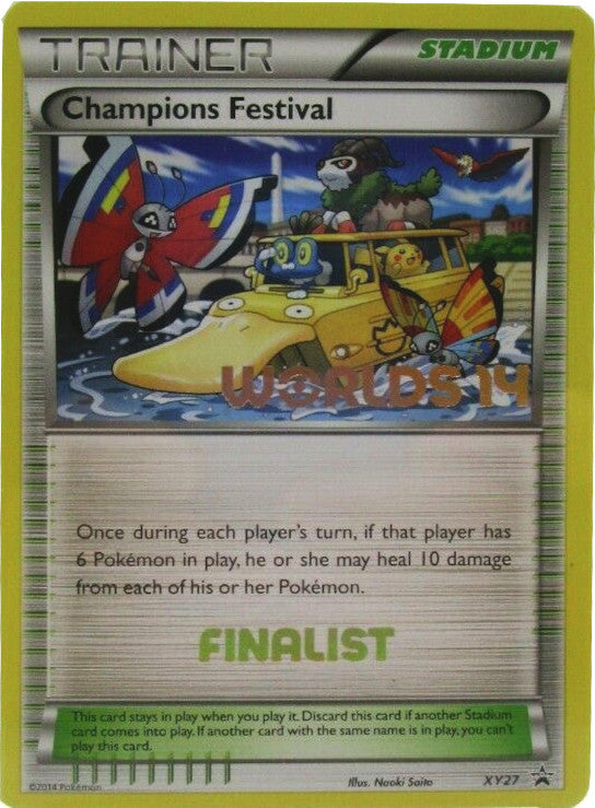 Champions Festival (XY27) (2014 Finalist) [XY: Black Star Promos] | I Want That Stuff Brandon