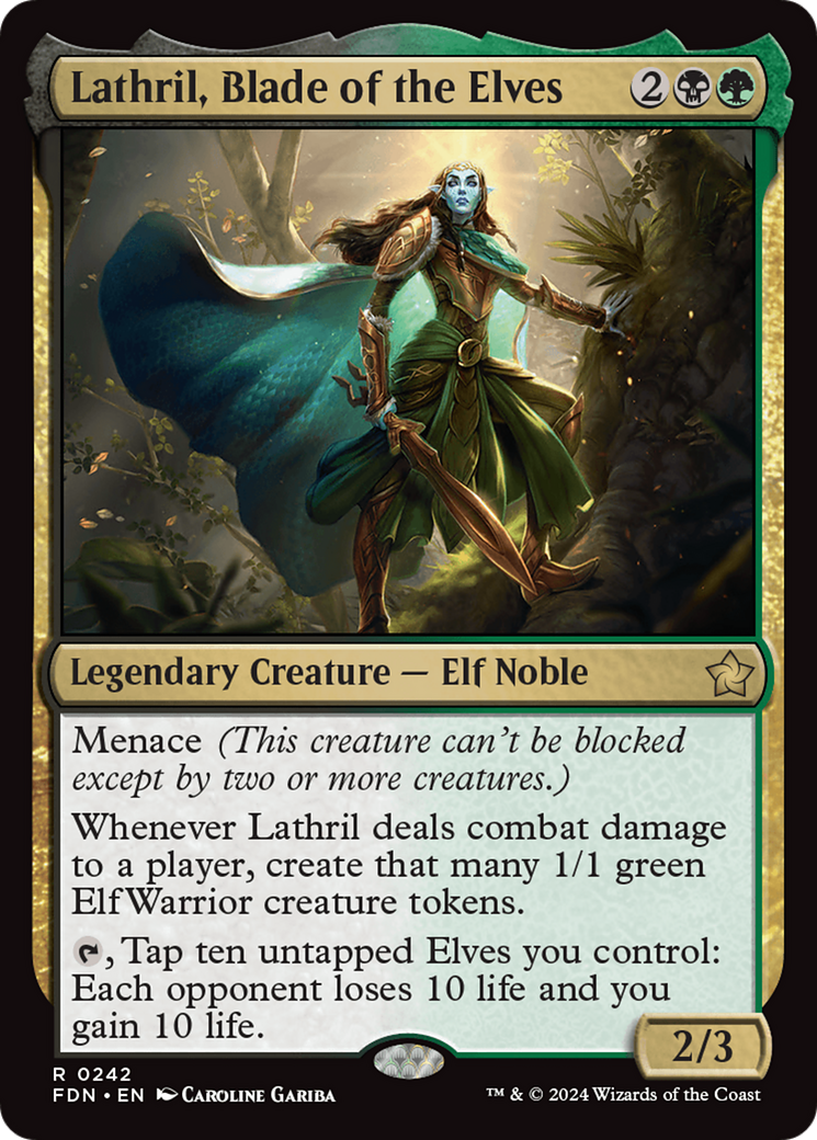 Lathril, Blade of the Elves [Foundations] | I Want That Stuff Brandon