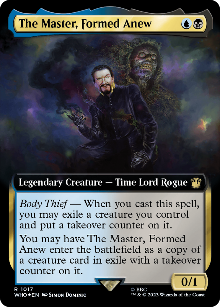 The Master, Formed Anew (Extended Art) (Surge Foil) [Doctor Who] | I Want That Stuff Brandon