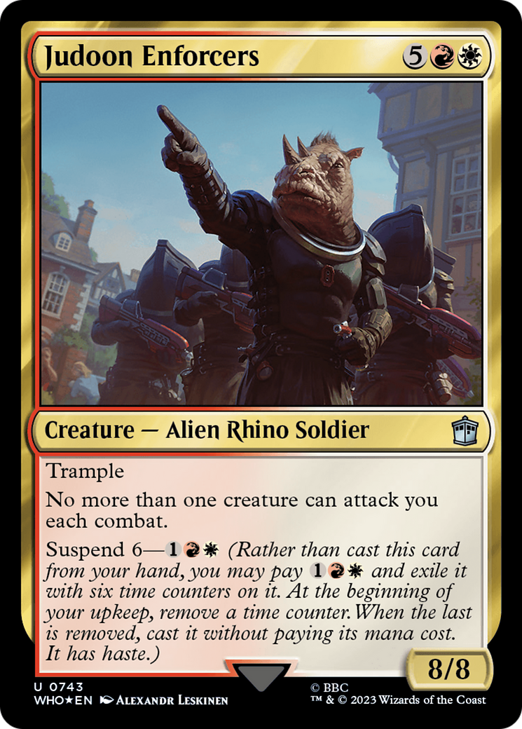 Judoon Enforcers (Surge Foil) [Doctor Who] | I Want That Stuff Brandon