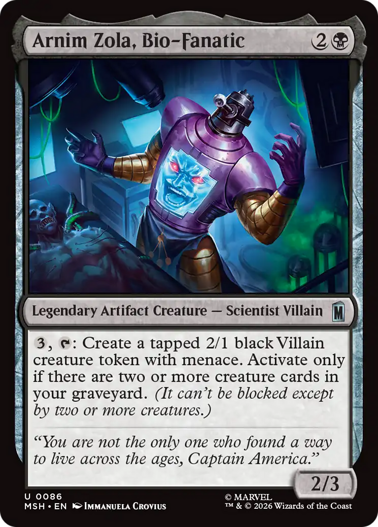 Arnim Zola, Bio-Fanatic [Marvel Super Heroes] | I Want That Stuff Brandon