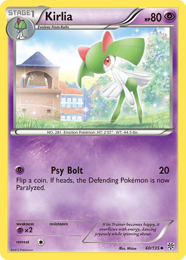 Kirlia (60/135) [Black & White: Plasma Storm] | I Want That Stuff Brandon