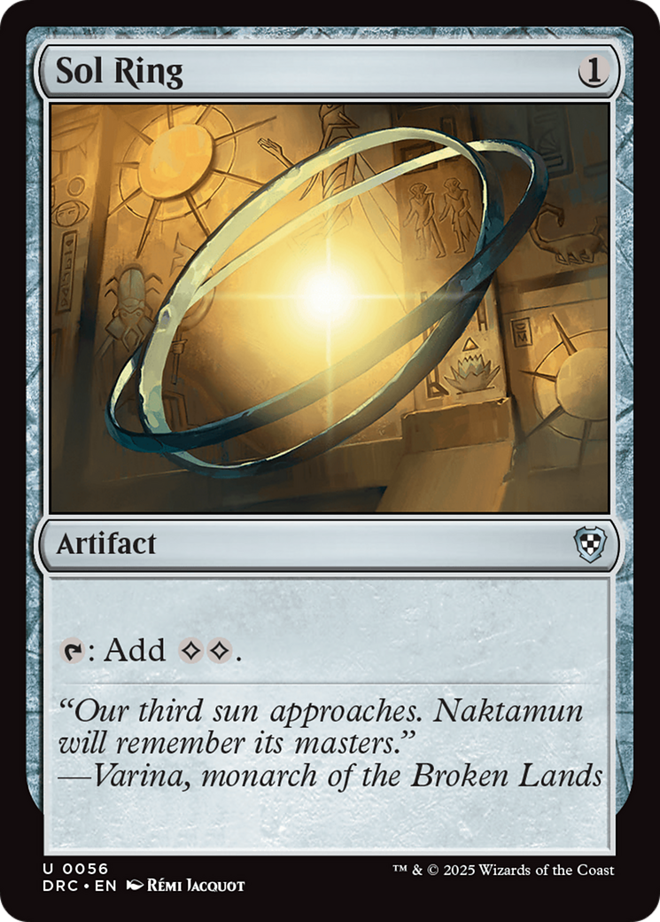 Sol Ring [Aetherdrift Commander] | I Want That Stuff Brandon