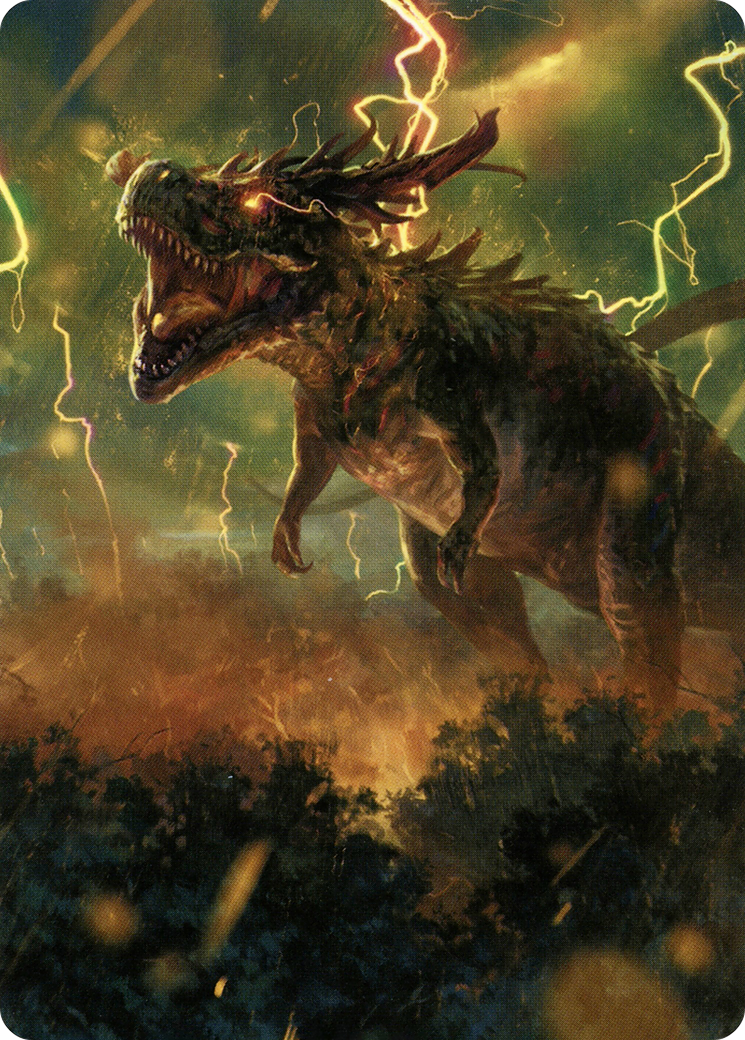 Thrasta, Tempest's Roar Art Card (42) [Modern Horizons 2 Art Series] | I Want That Stuff Brandon