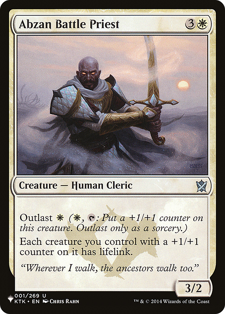 Abzan Battle Priest [The List] | I Want That Stuff Brandon