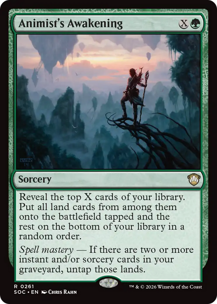 Animist's Awakening [Secrets of Strixhaven Commander] | I Want That Stuff Brandon