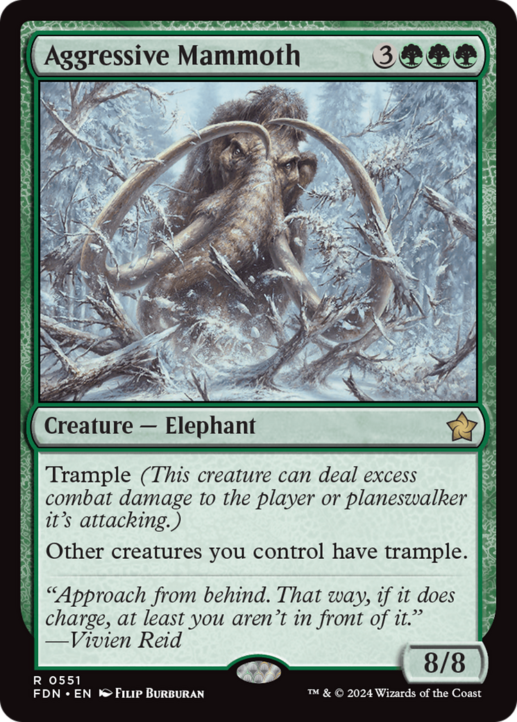 Aggressive Mammoth [Foundations] | I Want That Stuff Brandon