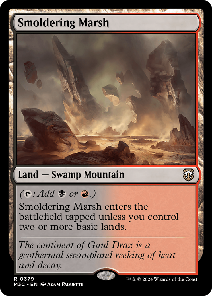 Smoldering Marsh [Modern Horizons 3 Commander] | I Want That Stuff Brandon