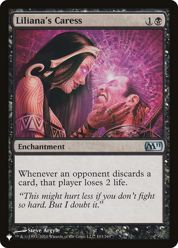 Liliana's Caress [The List] | I Want That Stuff Brandon