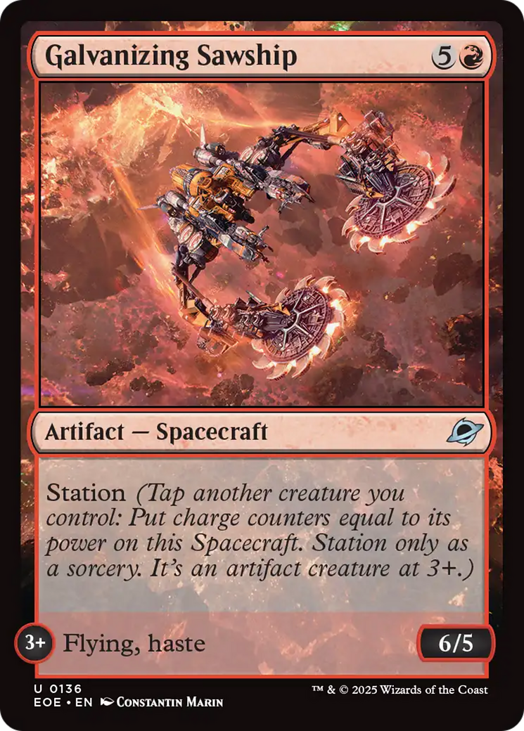 Galvanizing Sawship [Edge of Eternities] | I Want That Stuff Brandon