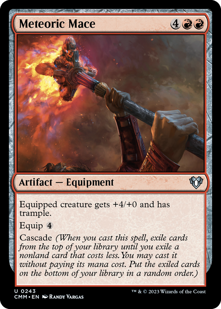 Meteoric Mace [Commander Masters] | I Want That Stuff Brandon