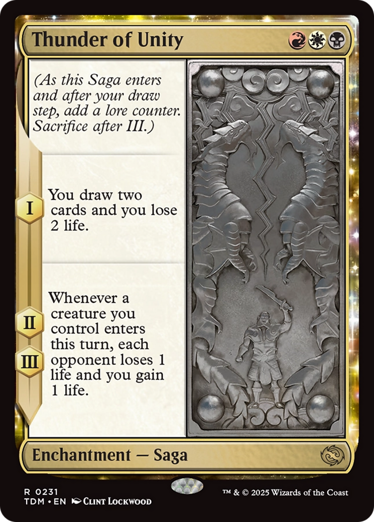 Thunder of Unity [Tarkir: Dragonstorm] | I Want That Stuff Brandon