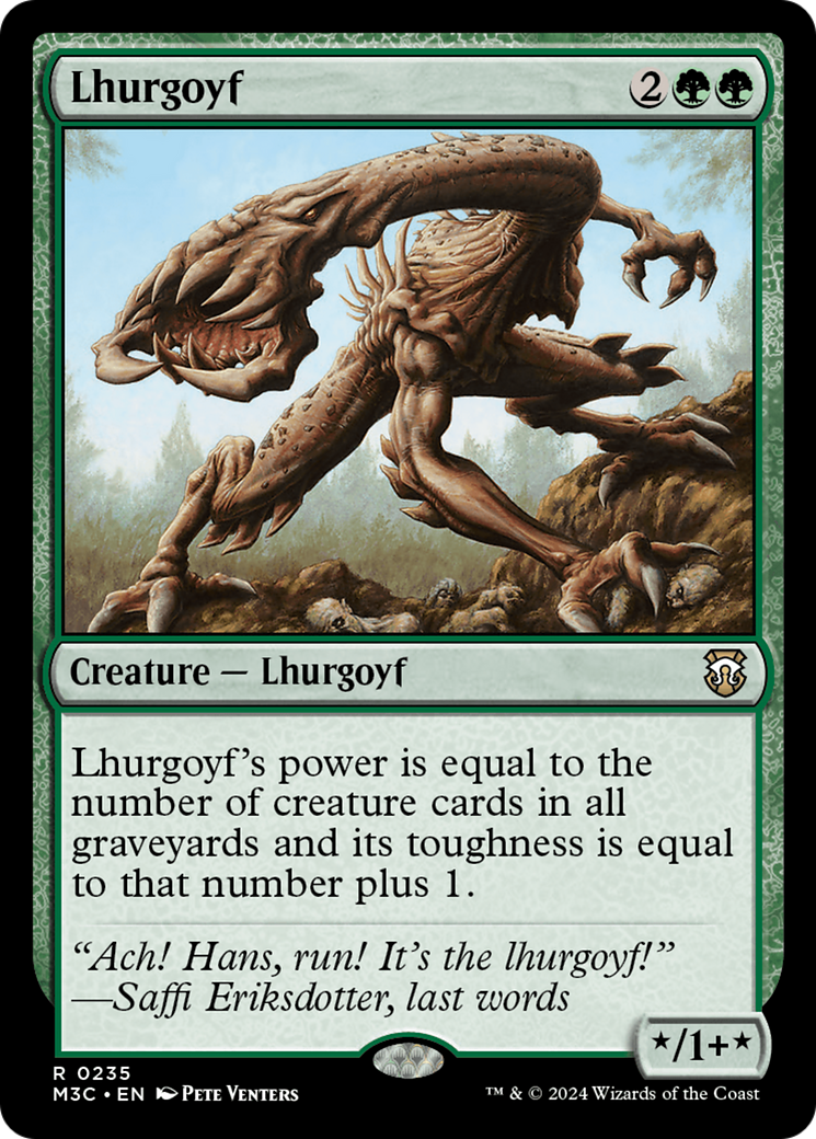 Lhurgoyf [Modern Horizons 3 Commander] | I Want That Stuff Brandon