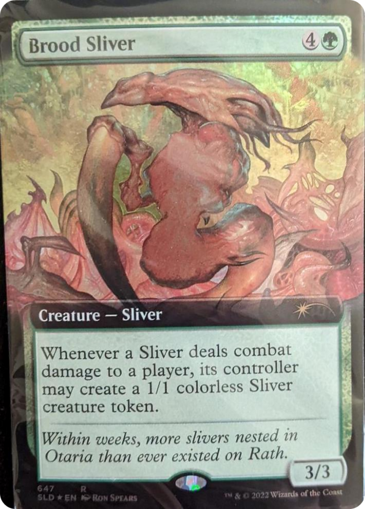 Brood Sliver (Extended Art) [Secret Lair Drop Promos] | I Want That Stuff Brandon