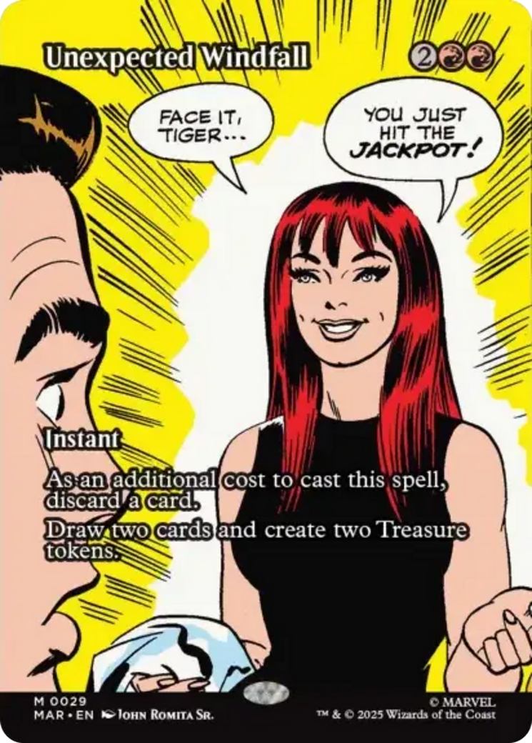 Unexpected Windfall (Borderless) [Marvel's Spider-Man: Eternal-Legal] | I Want That Stuff Brandon