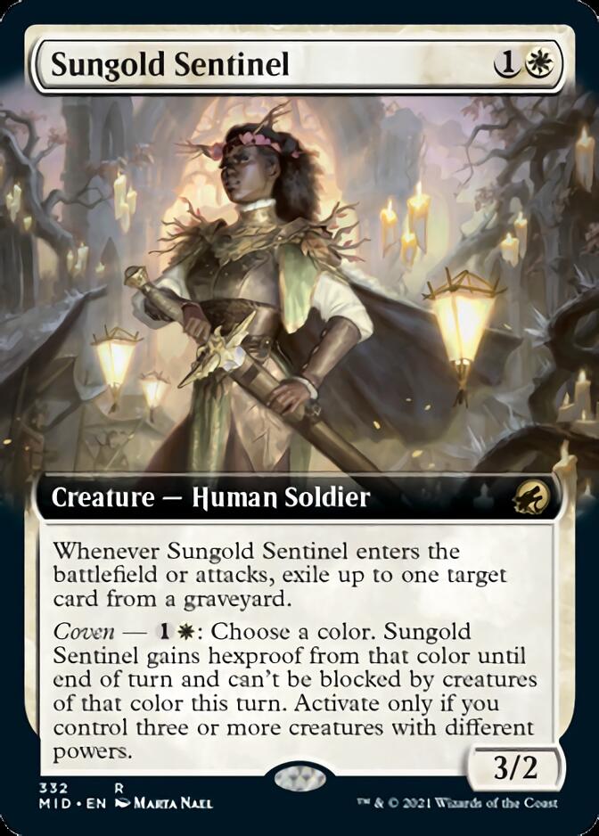 Sungold Sentinel (Extended Art) [Innistrad: Midnight Hunt] | I Want That Stuff Brandon