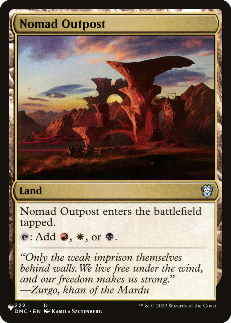 Nomad Outpost [The List] | I Want That Stuff Brandon