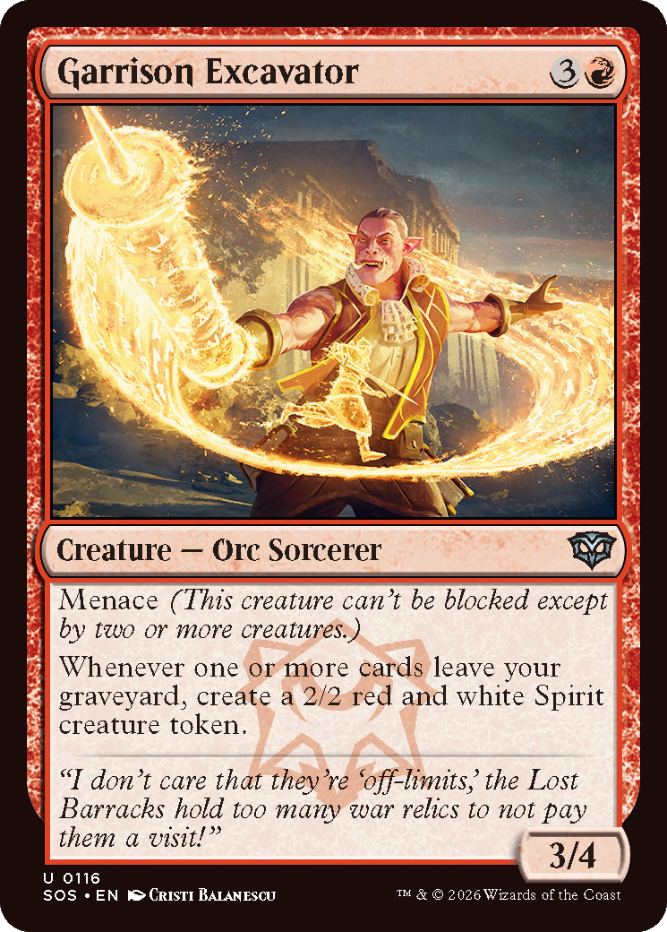 Garrison Excavator [Secrets of Strixhaven] | I Want That Stuff Brandon